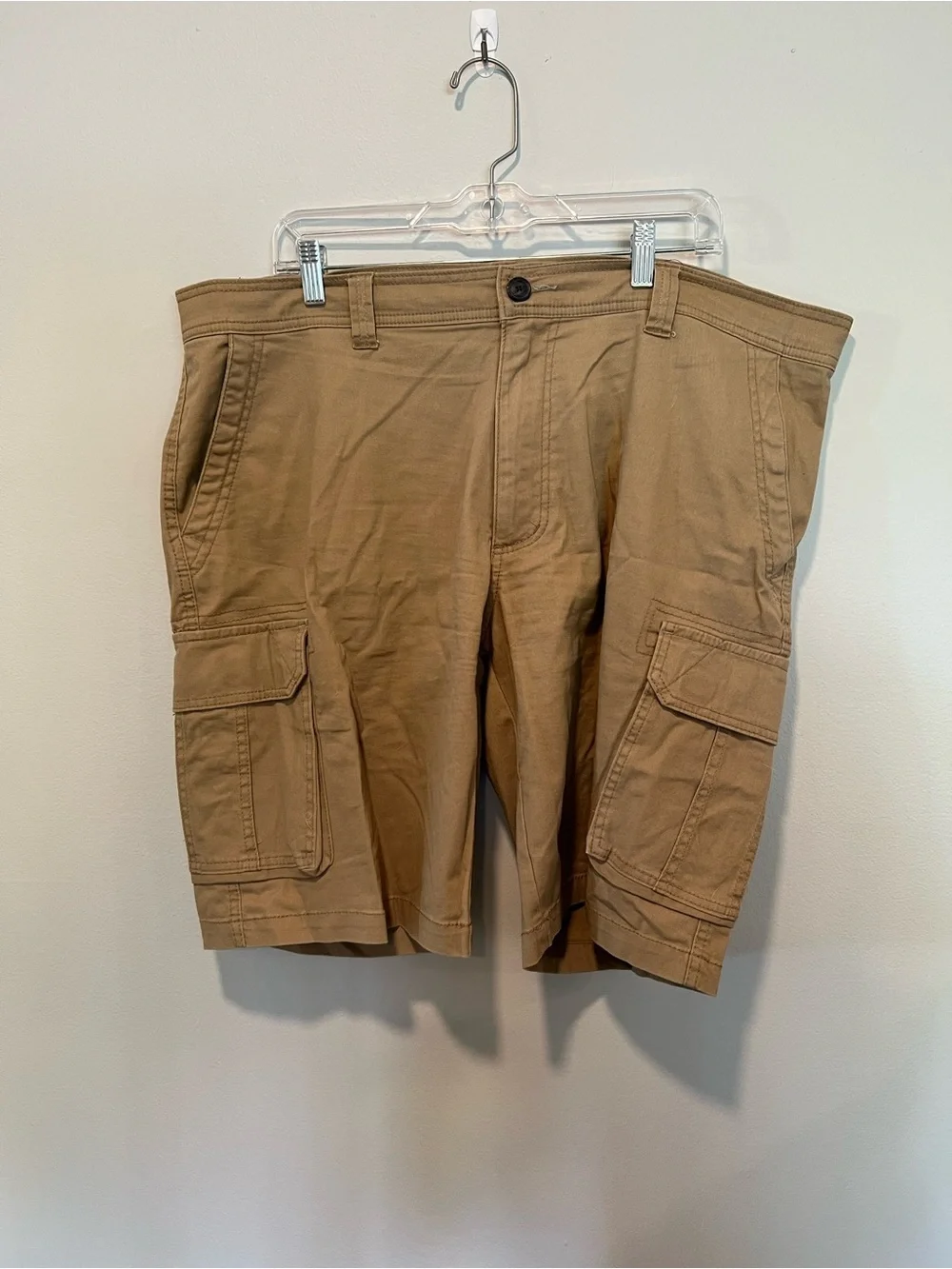 Cargo Supplies Trilogy Men’s Cargo Shorts Size 40 Khaki Cotton Utility Shorts
